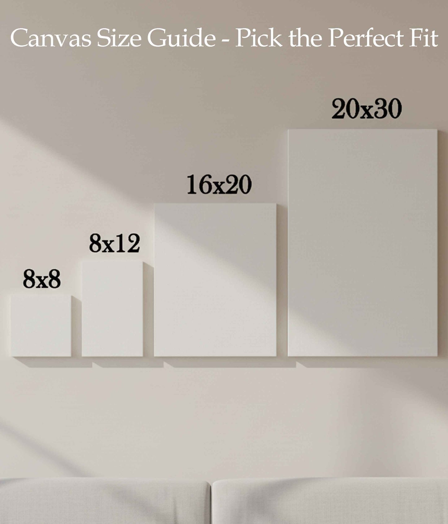 Custom Pet Portrait - Canvas (Solid Background)