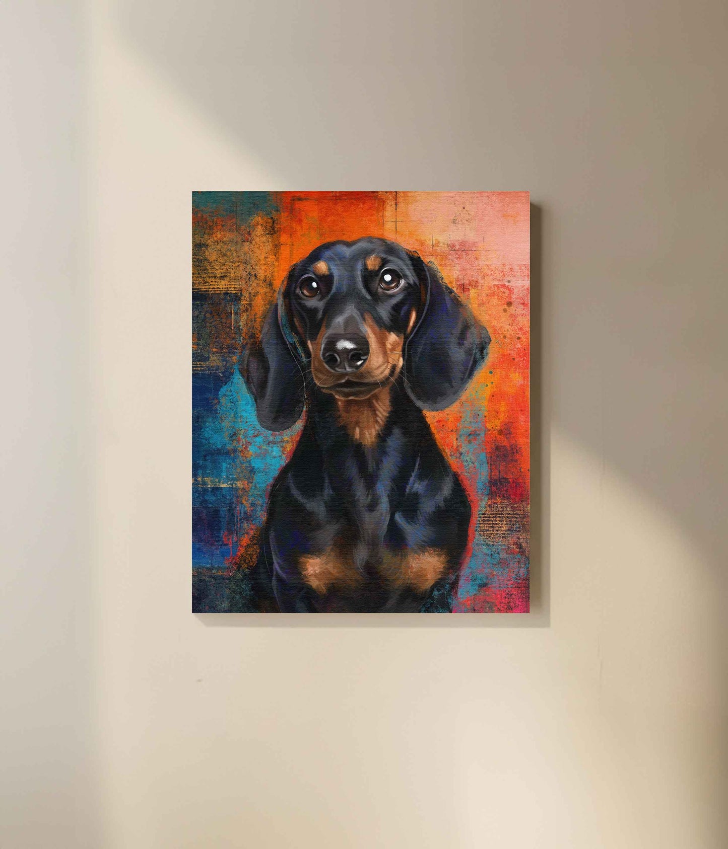 Custom Pet Portrait - Canvas (Themed Background)