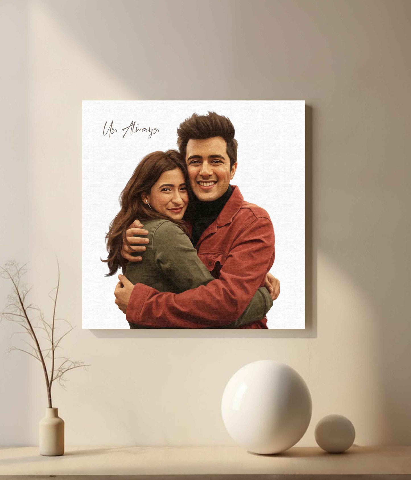 Custom Couple Portrait - Canvas