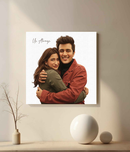 Custom Couple Portrait - Canvas