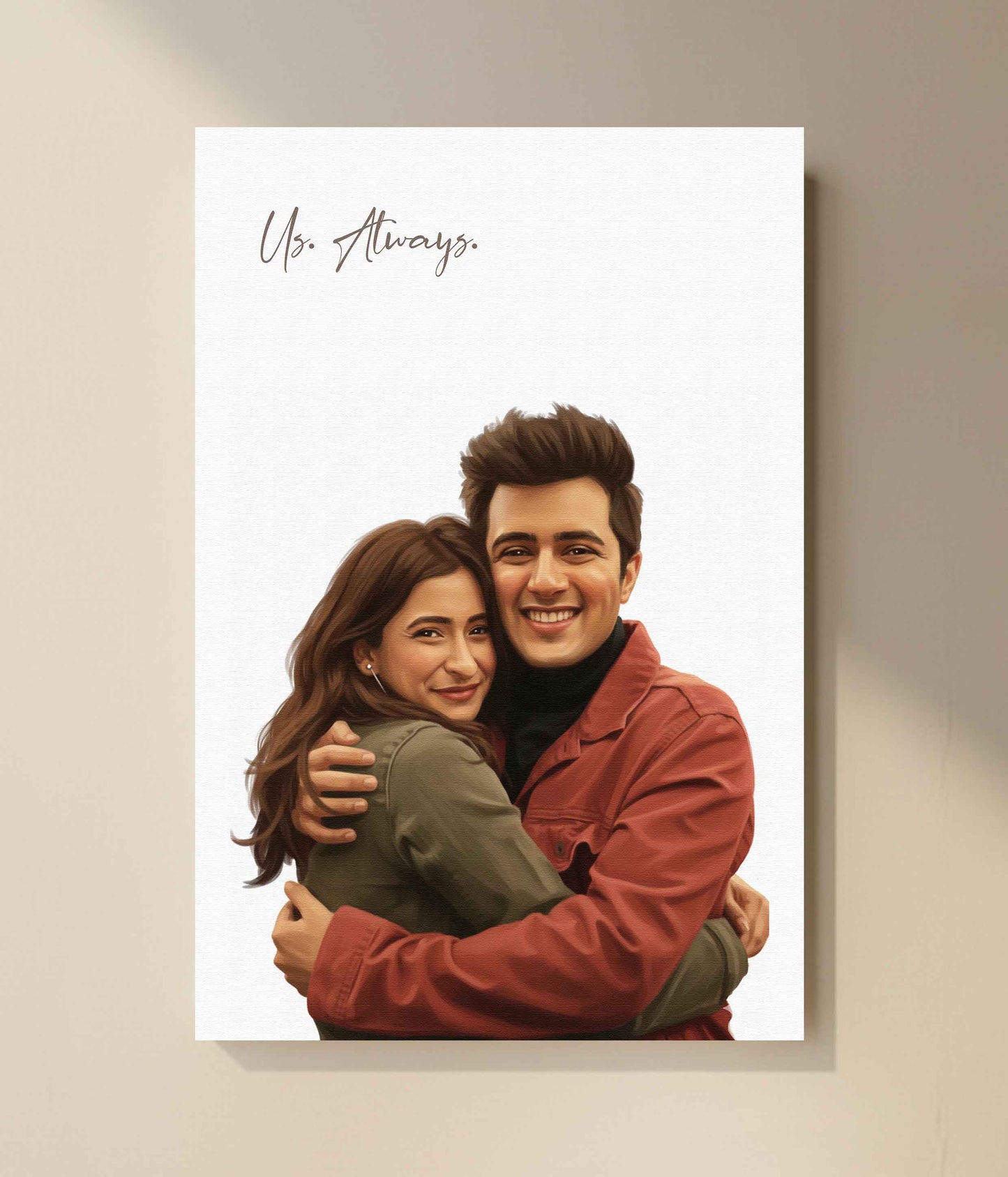 Custom Couple Portrait - Canvas