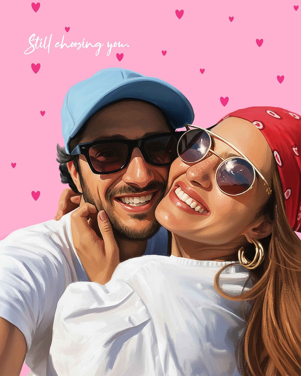 Custom Couple Portrait - Canvas