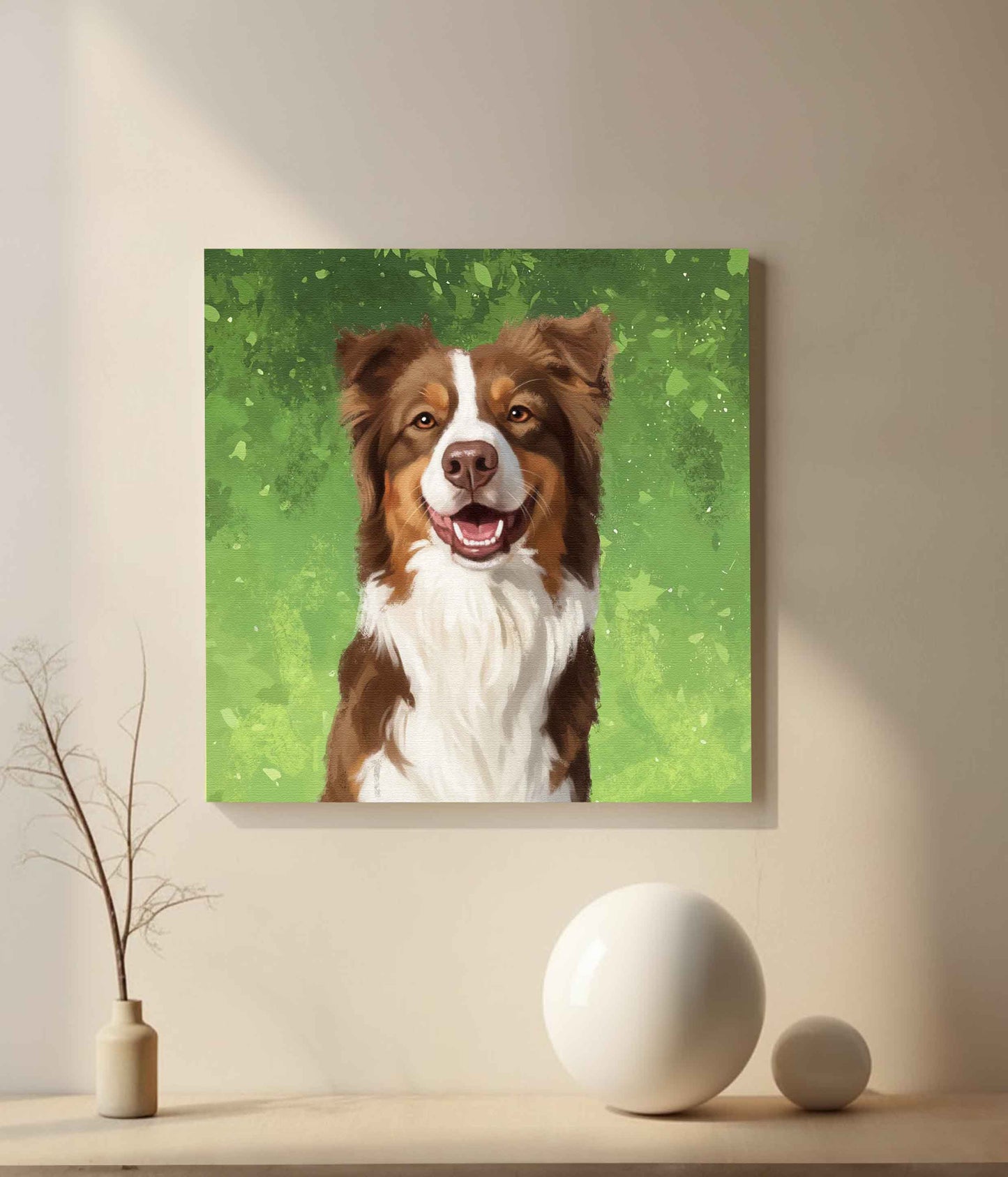 Custom Pet Portrait - Canvas (Themed Background)