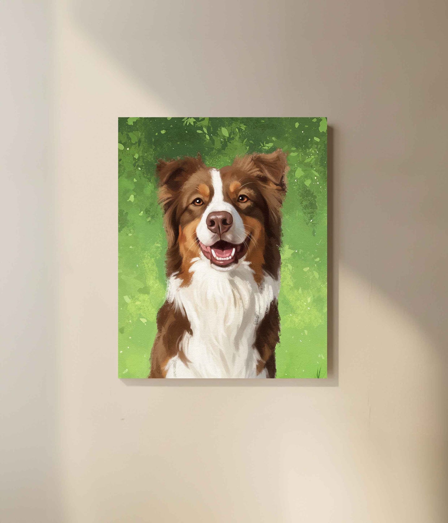 Custom Pet Portrait - Canvas (Themed Background)