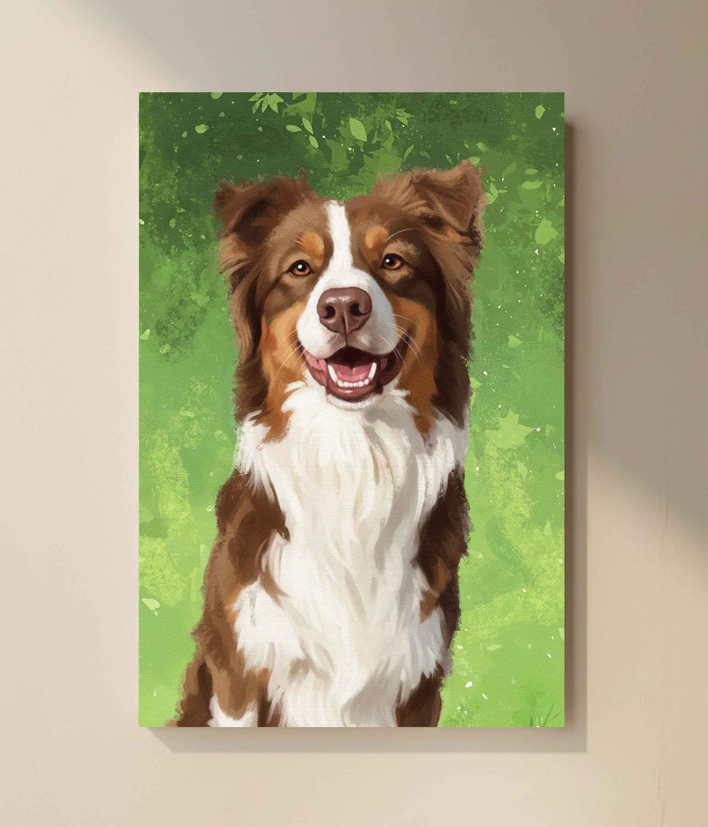 Custom Pet Portrait - Canvas (Themed Background)