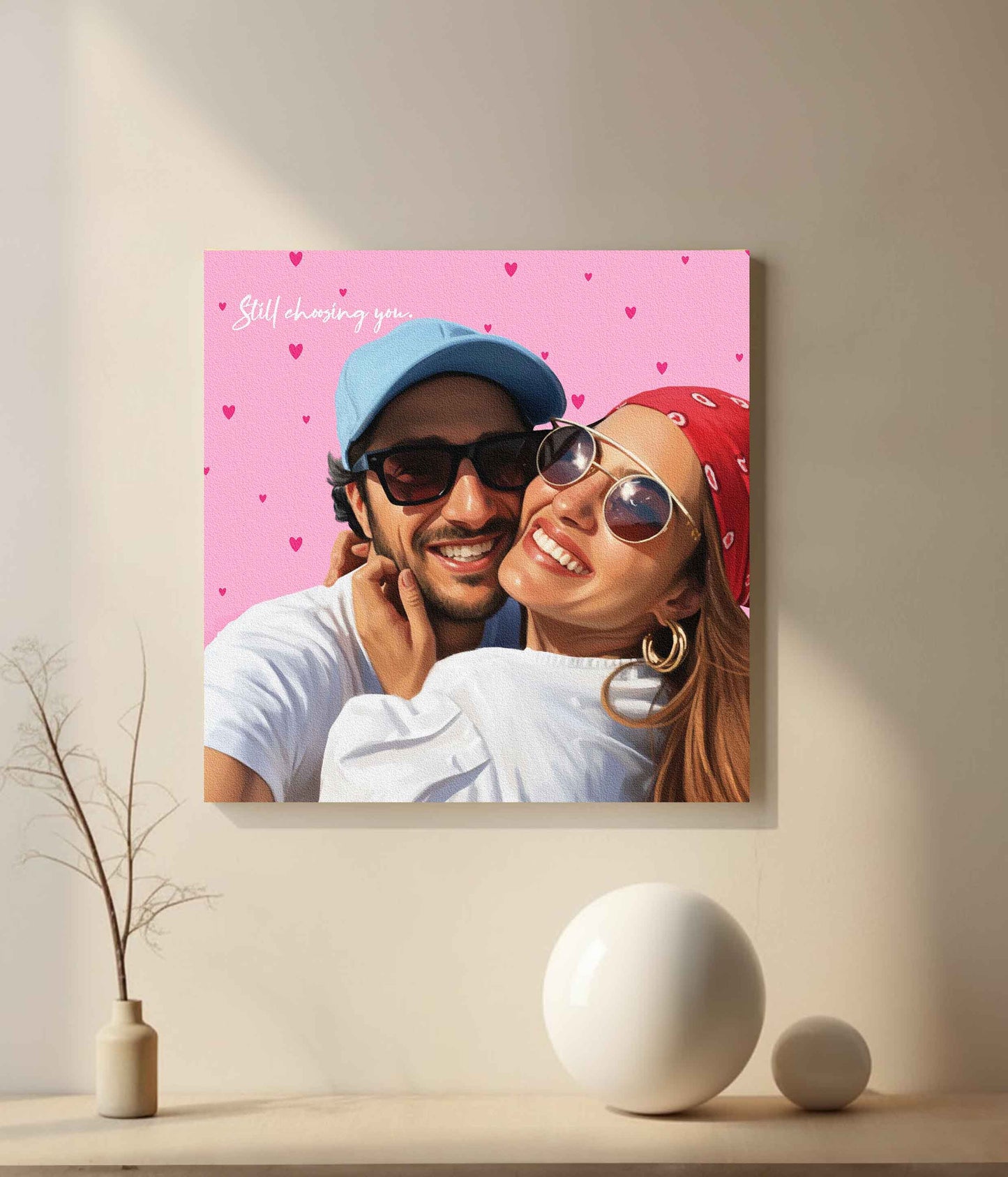 Custom Couple Portrait - Canvas
