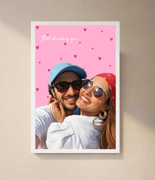 Custom Couple Portrait - Frame