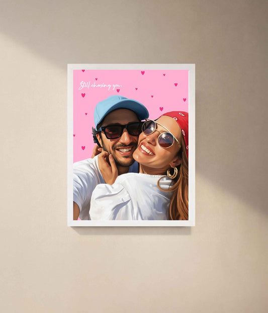 Custom Couple Portrait - Frame