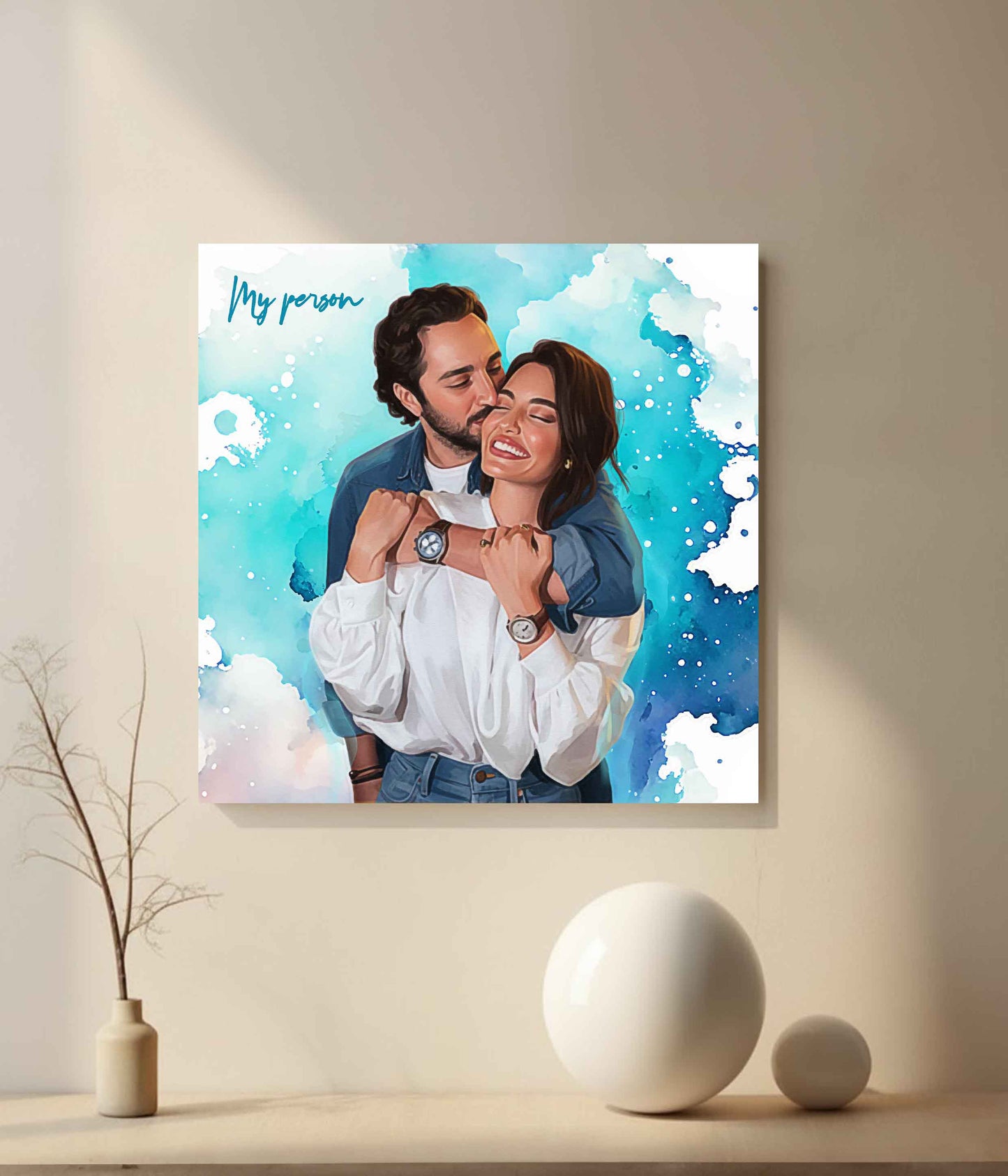 Custom Couple Portrait - Canvas
