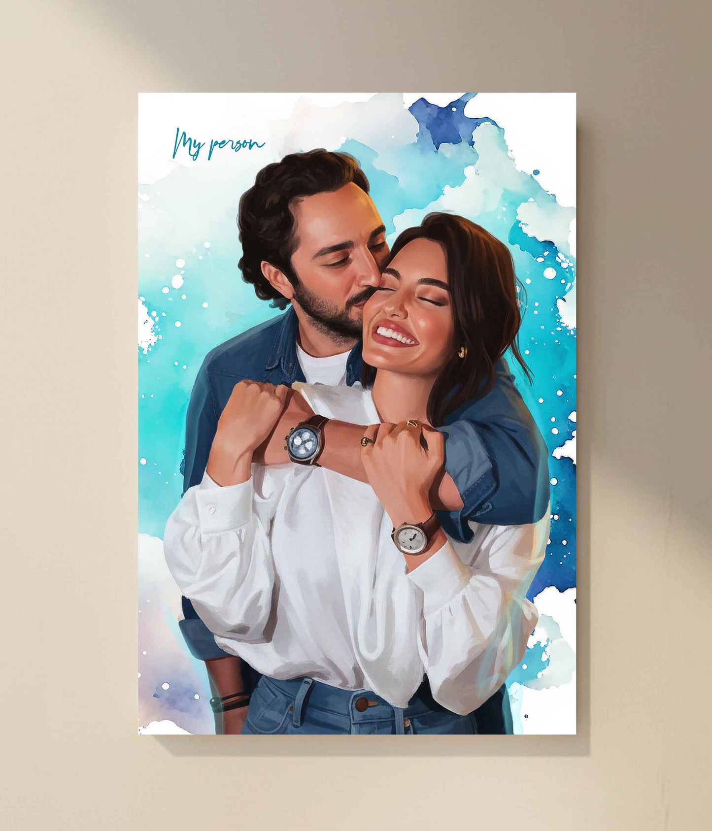 Custom Couple Portrait - Canvas